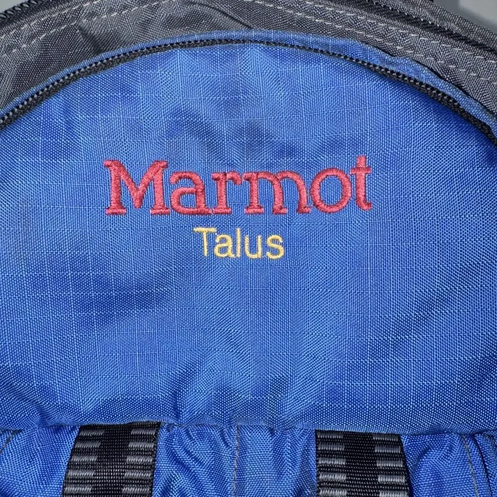 Marmot Talus Backpack Size Medium Blue Black Red Hiking Camping Fishing School